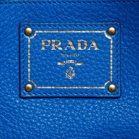 プラダ PRADA 2way ハンドバッグ ブルー WS7901