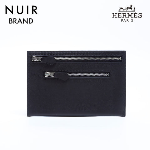 Hermes HERMES J◻︎L Zipsack Pouch Black WS7906