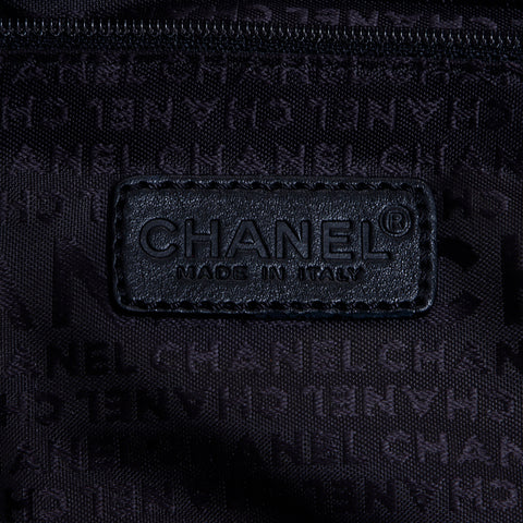 シャネル CHANEL チョコバー ボストン7番台 ハンドバッグ ブラック WS7912