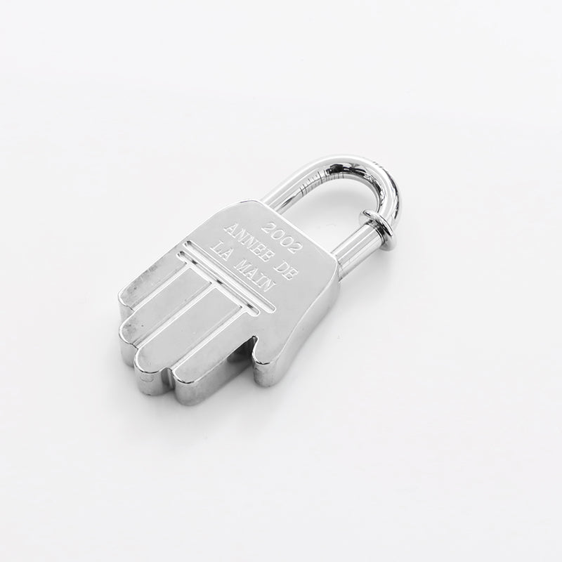 エルメス HERMES 2002 ANNEE DE LA MAIN カデナ キーリング シルバー