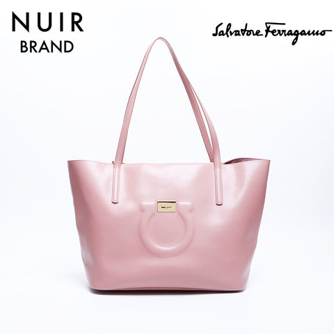 Salvatore Ferragamo Logo Shoulder Bag Pink WS7941