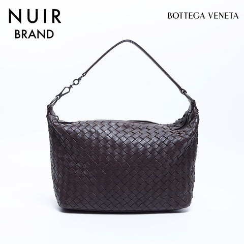 Bottegaveneta Intrecciato 25cm Shoulder Bag Brown WS7944