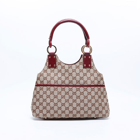 グッチ GUCCI GGキャンバス ハンドバッグ ベージュ WS7949