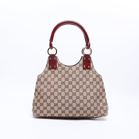 グッチ GUCCI GGキャンバス ハンドバッグ ベージュ WS7949