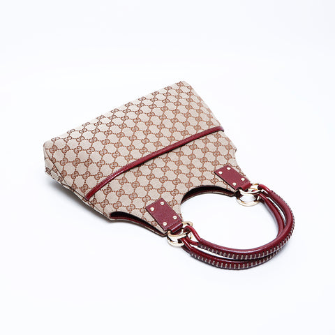 グッチ GUCCI GGキャンバス ハンドバッグ ベージュ WS7949