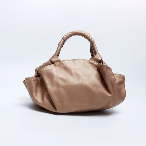 ロエベ LOEWE ナッパ アイレ アナグラム ハンドバッグ ベージュ WS7954