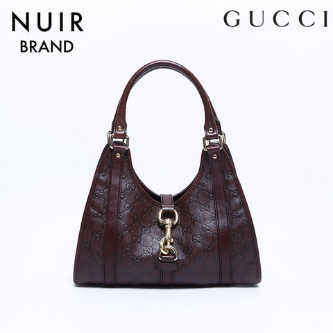 Gucci GG Shima Jackie Shoulder Bag Brown WS7967