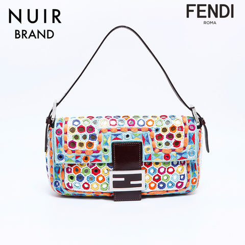 FENDI Mamma Bucket Shoulder Bag Multicolor WS7970