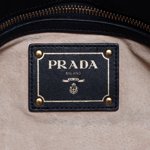 プラダ PRADA 2way レザー ハンドバッグ ブラック WS7971