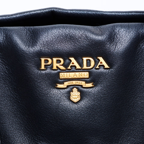 プラダ PRADA 2way レザー ハンドバッグ ブラック WS7971