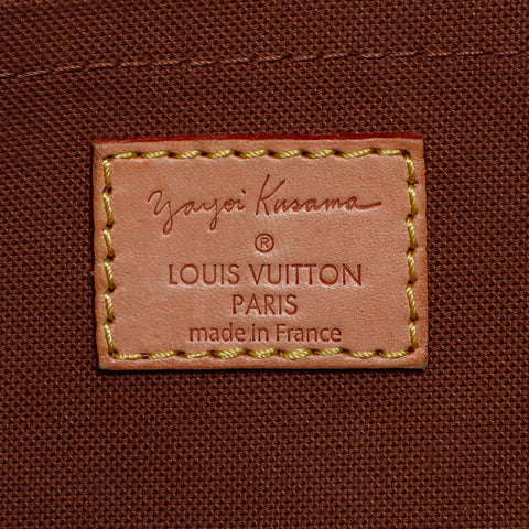 ルイ・ヴィトン LOUIS VUITTON 草間彌生 パピヨン30 パンプキン MB3142 ショルダーバッグ イエロー WS7977