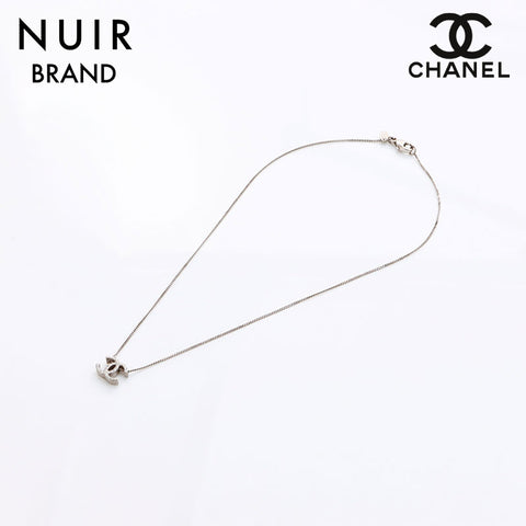 シャネル CHANEL 09A ココマーク ネックレス シルバー WS7985