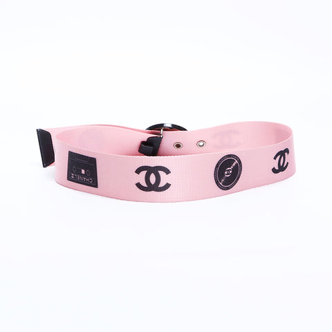 CHANEL 70/28 Record COCO Mark belt pink WS7991
