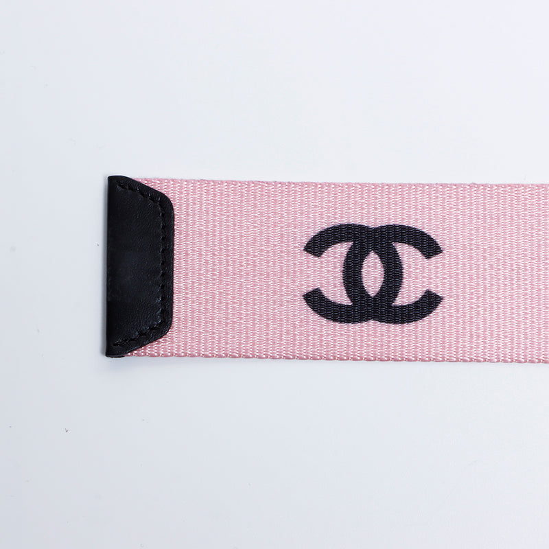 シャネル CHANEL 70/28 レコード ココマーク ベルト ピンク