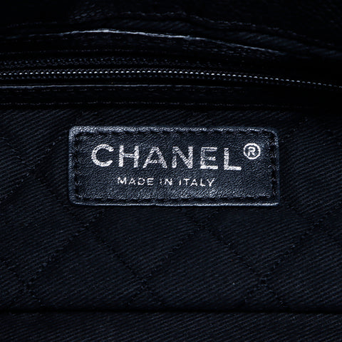 シャネル CHANEL 10番台 キャビアスキン チェーン ショルダーバッグ ブラック WS7996