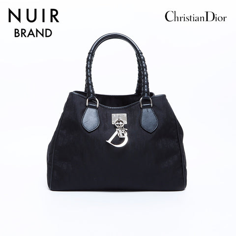 Christian Dior Trotter Nylon Shoulder Bag Black WS8004