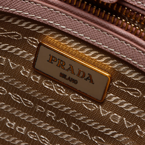 プラダ PRADA レザー 2way サフィアーノ ハンドバッグ ピンク WS8014