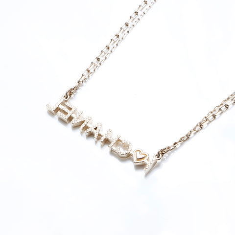 CHANEL A17P Collier Coeur Logo or WS8032