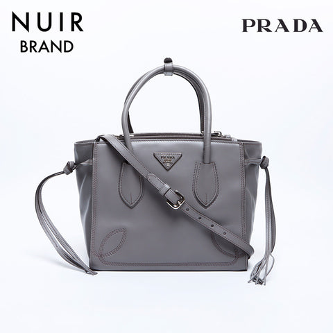 プラダ PRADA 2way シティスポーツ ハンドバッグ グレー WS8042