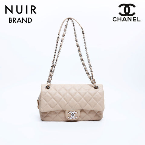 シャネル CHANEL 20番台 キャビアスキン マトラッセ チェーン ショルダーバッグ ベージュ WS8052 – NUIR VINTAGE