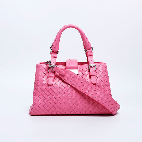 ボッテガヴェネタ BOTTEGAVENETA レザー 2way ハンドバッグ ピンク WS8055