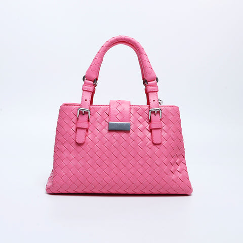 ボッテガヴェネタ BOTTEGAVENETA レザー 2way ハンドバッグ ピンク WS8055