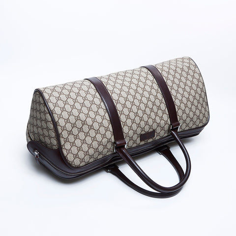 グッチ GUCCI GGキャンバス ボストンバッグ ブラウン WS8059