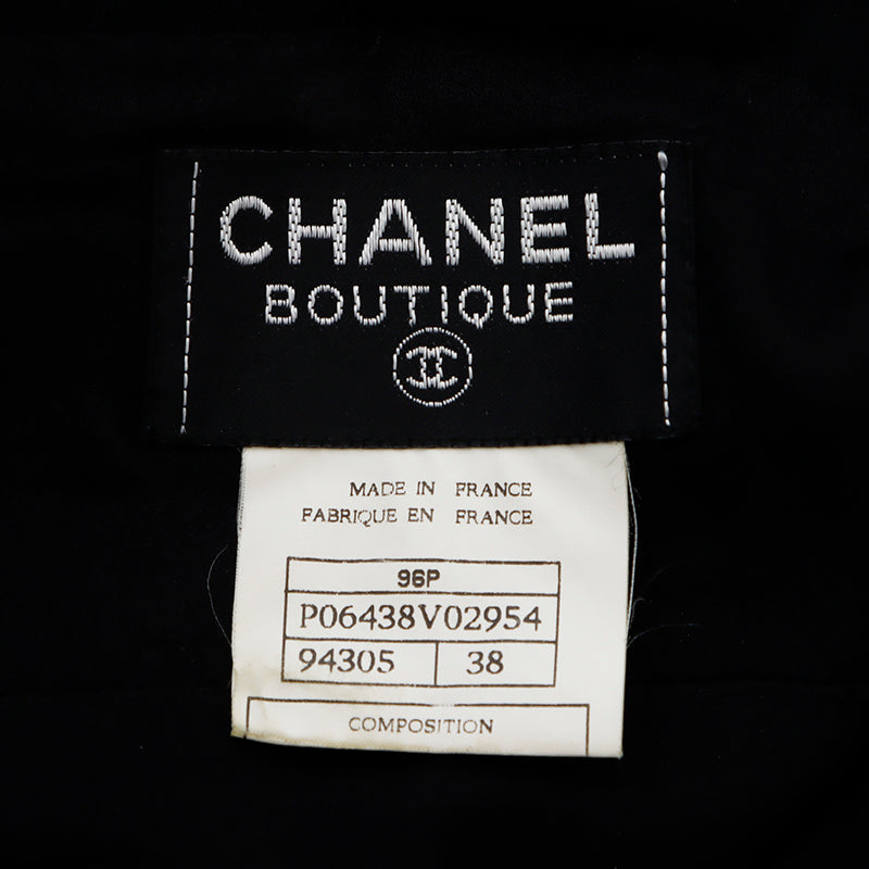 シャネル CHANEL ノースリーブ ワンピース ブラック WS8076 – NUIR VINTAGE