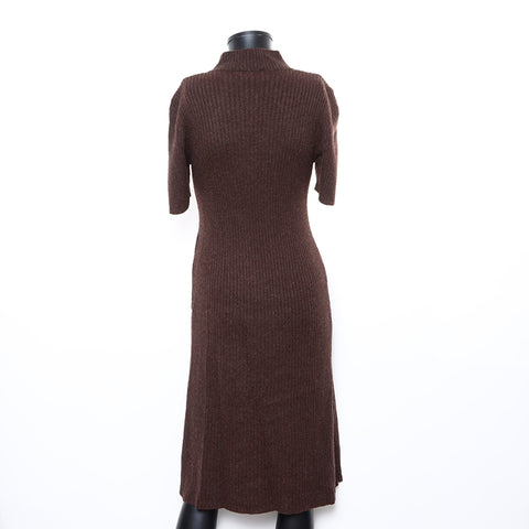 Chanel Coco Mark Dress Brown WS8078 – NUIR VINTAGE