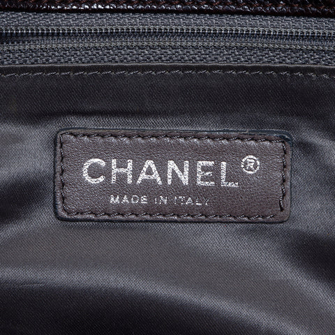 シャネル CHANEL 11番台 レザー チェーン ショルダーバッグ ブラック WS8092