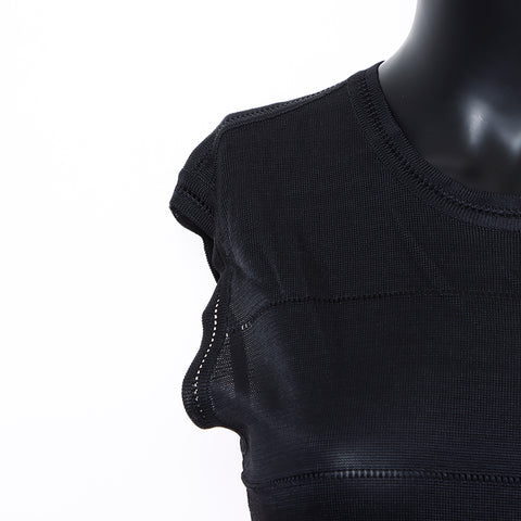 香奈儿大小40编织背心黑色WS8115