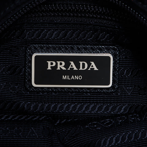 プラダ PRADA ナイロン 三角ロゴ金具 ショルダーバッグ ブラック WS8120