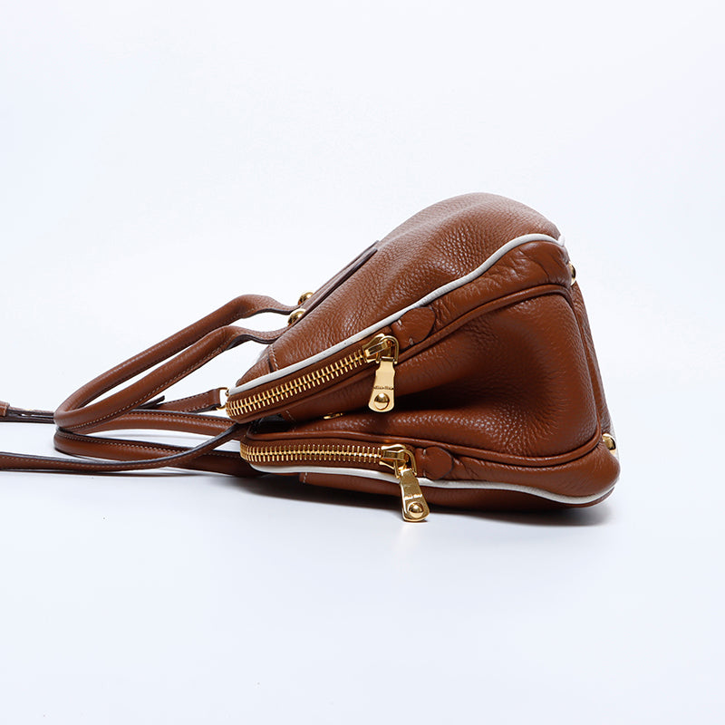 ミュウ ミュウ Miu Miu 2way ナッパレザー ハンドバッグ