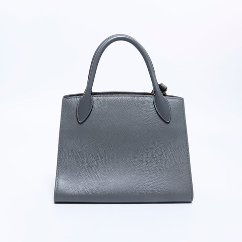 Prada 2way皮革手提包灰色WS8126