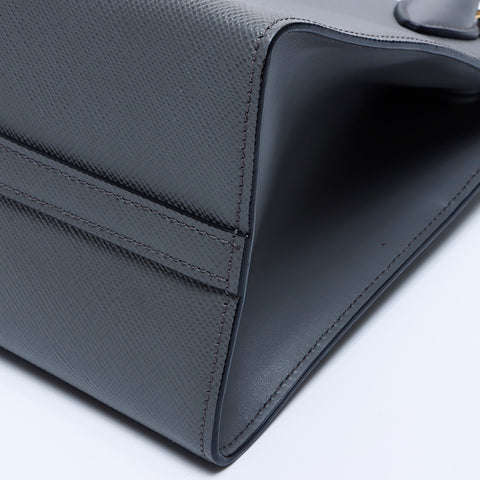 Prada 2way皮革手提包灰色WS8126