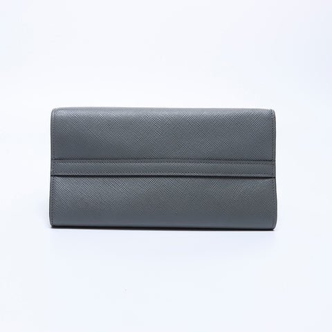 Prada 2way皮革手提包灰色WS8126