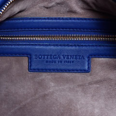 ボッテガヴェネタ BOTTEGAVENETA イントレチャート ショルダーバッグ ブルー WS8132