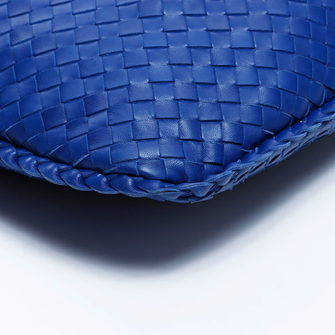 ボッテガヴェネタ BOTTEGAVENETA イントレチャート ショルダーバッグ ブルー WS8132