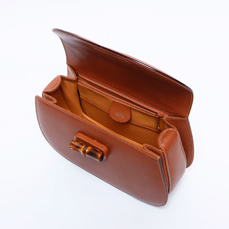 GUCCI 2way バンブーバッグ 牛毛付け革（ハラコ）｜レディース