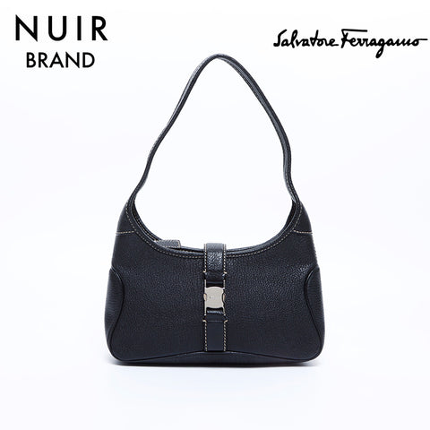 Salvatore Ferragamo皮革肩带黑色WS8139