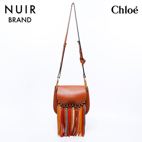 Chloe Hudson Tassel肩带棕色WS8147