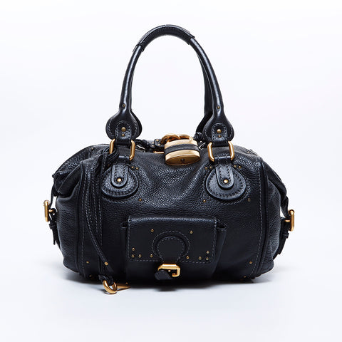 クロエ Chloe パディントン レザー ショルダーバッグ ブラック WS8149 – NUIR VINTAGE