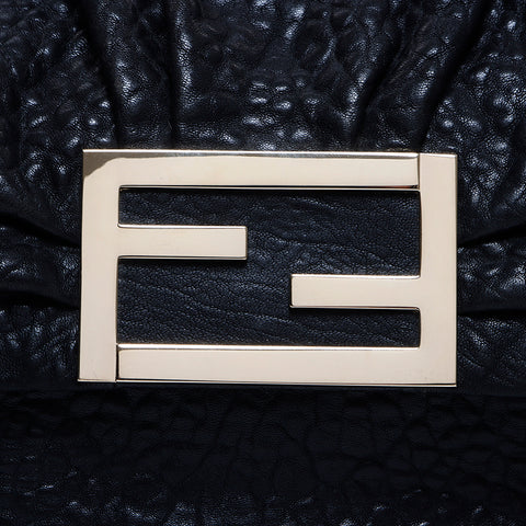 フェンディ FENDI レザー ミアチェーン ショルダーバッグ ブラック WS8154