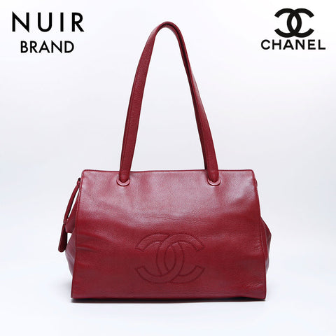 シャネル CHANEL 4番台 ココマーク レザー ショルダーバッグ レッド WS8159 – NUIR VINTAGE