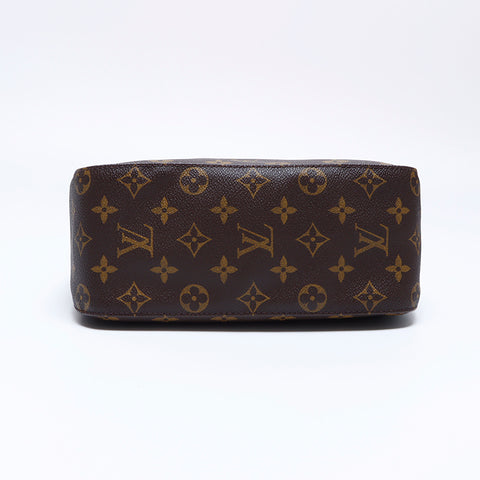 ルイ・ヴィトン LOUIS VUITTON FL0031 ルーピング MM モノグラム ショルダーバッグ ブラウン WS8162