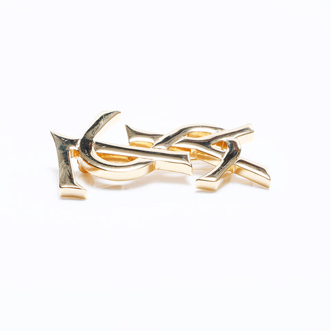 最大80％OFF - 『在庫ロス売買マーケット』 イヴ・サンローラン ブローチ ロゴ YSL LAURENT SAINT YVES アクセサリー