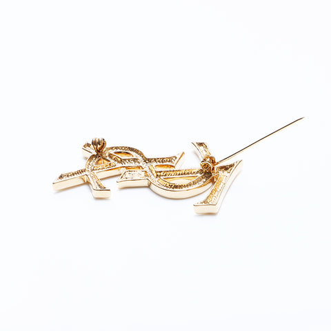 YSL サンローラン ゴールド ブローチ