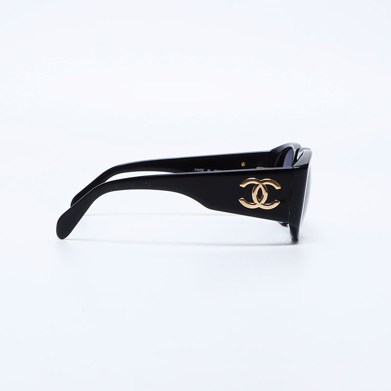 Chanel Coco Mark Sunglasses Black WS8178 – NUIR VINTAGE