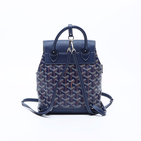 goyard mini backpack Goyard GOYARD Alban Alpan Mini Backpack/Daypack Navy WS8188 – NUIR VINTAGE