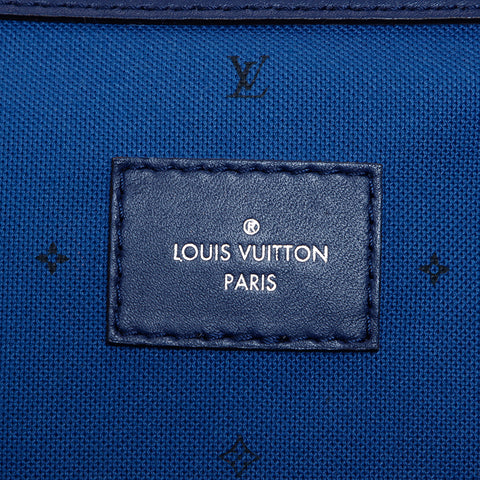 ルイ・ヴィトン LOUIS VUITTON スピーディ バンドリエール エスケール ボストンバッグ インディゴ モノグラム ジャイアント ハンドバッグ ブルー WS8197